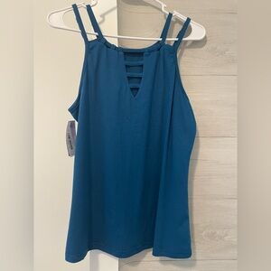 Brand New Women's Blue Sleeveless Top